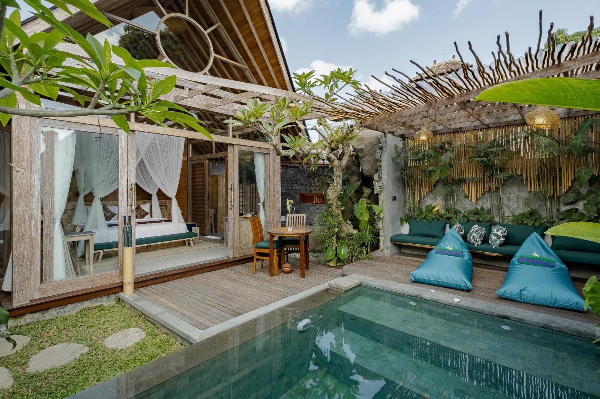 Villa de 1 dormitorio con vistas al jardín